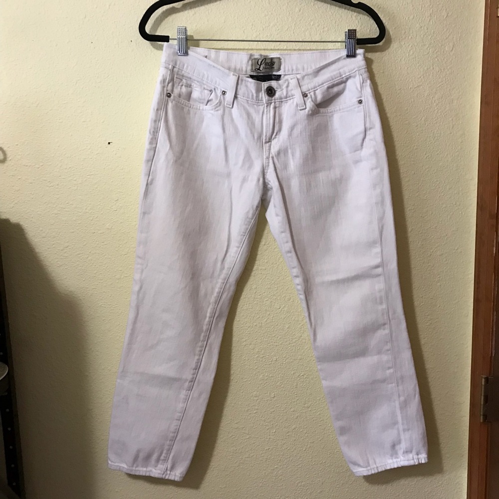 Lucky Brand Zoe Straight Crop Snow Flurry …